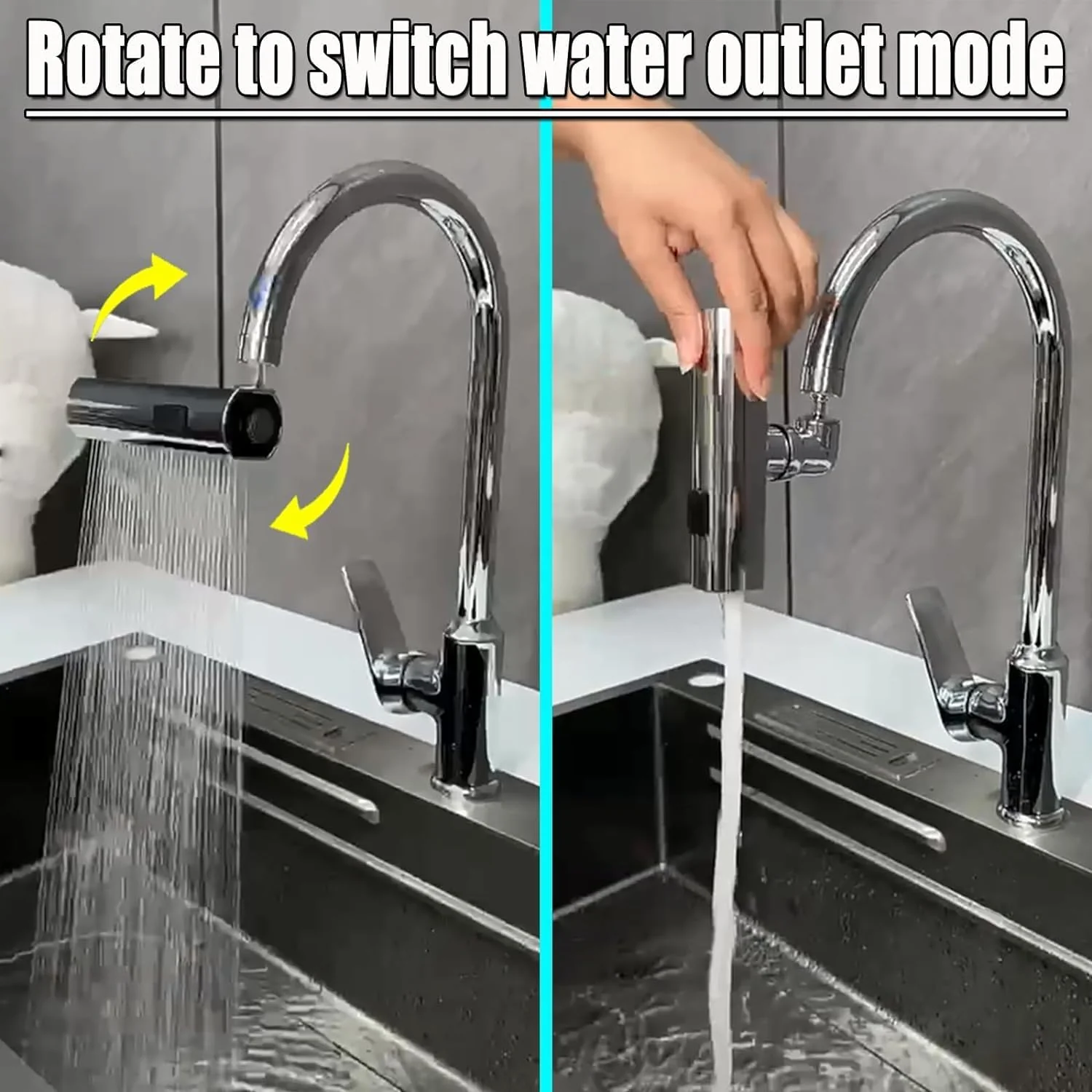 AquaFlow™ Waterfall Kitchen Faucet - Image 4