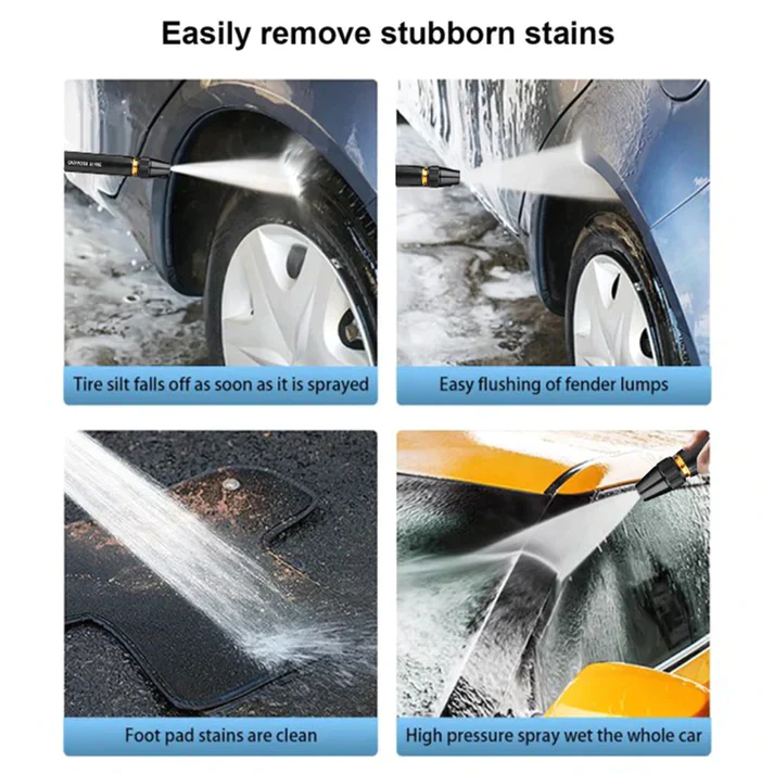 Urban™ Portable High Pressure Washing Water Gun (Black) - Image 3