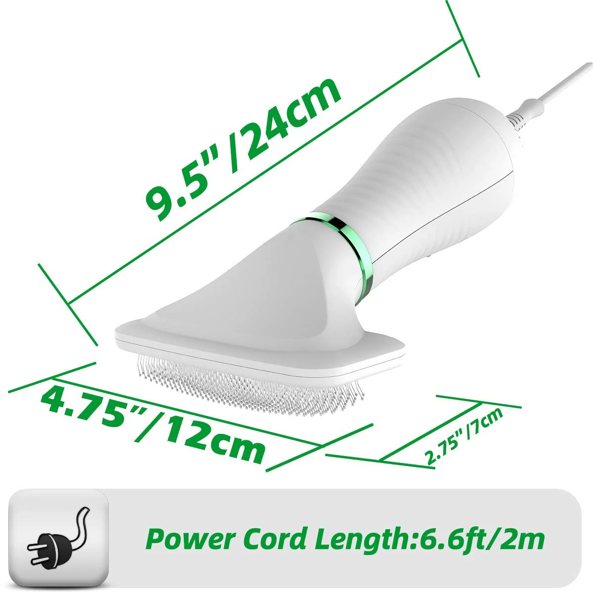 Urban™ Pet Hair Dryer 2 in 1 Pet Grooming Hair Dryer with Slicker - Image 4