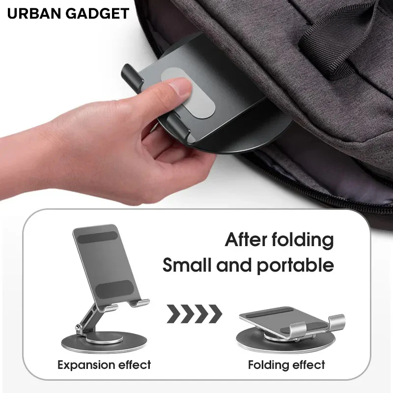 Urban™ PivotPro Elite Phone and Tablet Stand (Silver/Space Grey) - Image 3