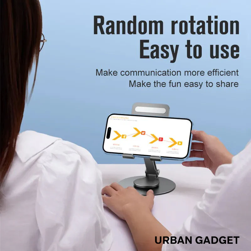 Urban™ PivotPro Elite Phone and Tablet Stand (Silver/Space Grey) - Image 6