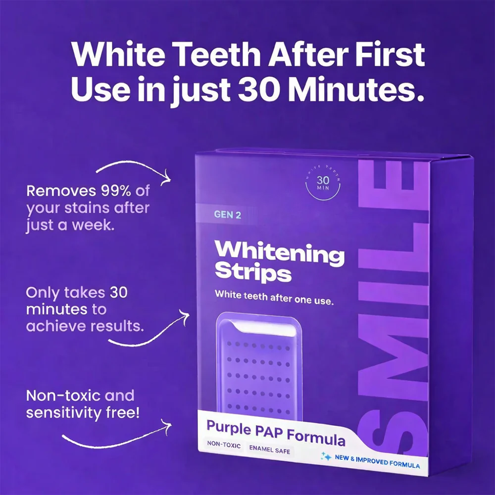 Teeth Whitening Strips (14 Strips Pack) - Image 7