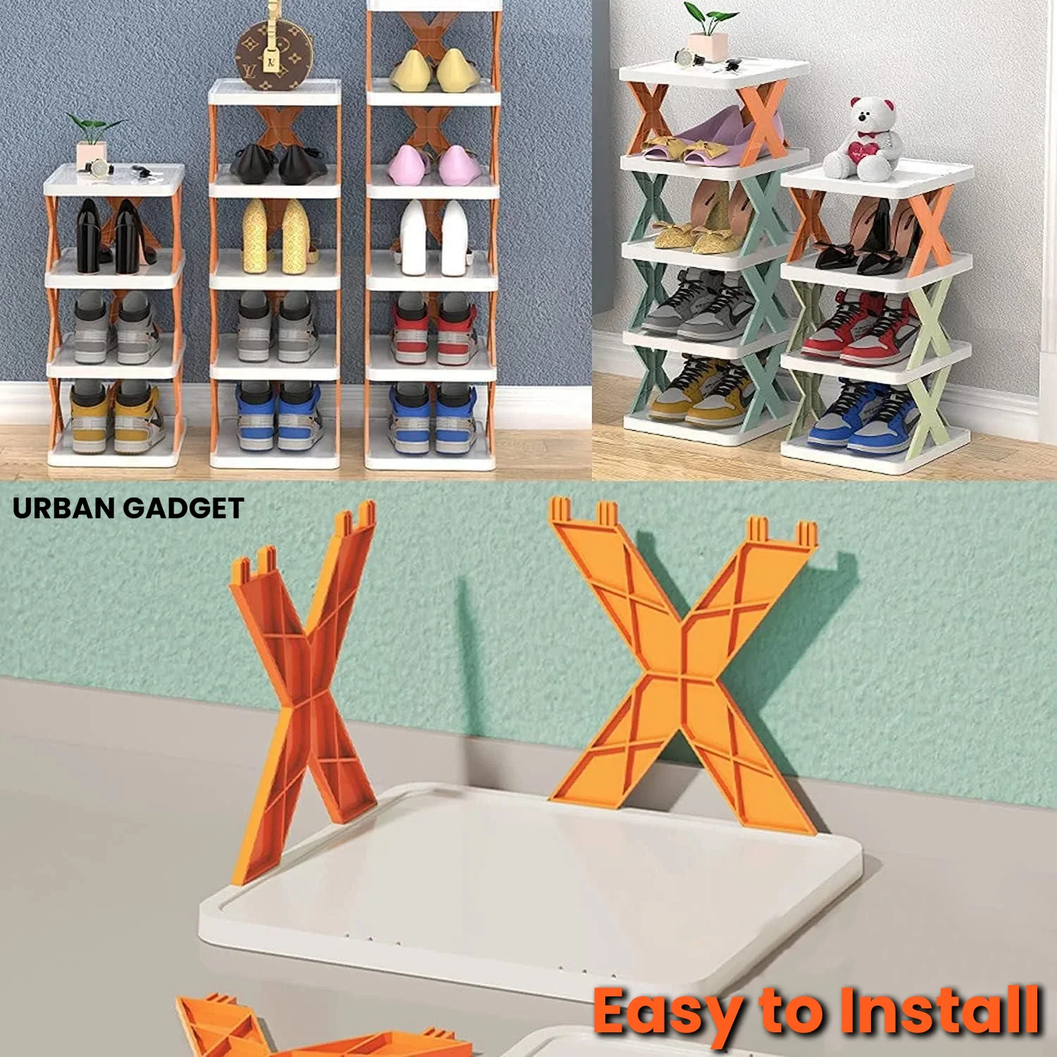 Urban™ Multi Layer Smart Shoe Rack - Image 4
