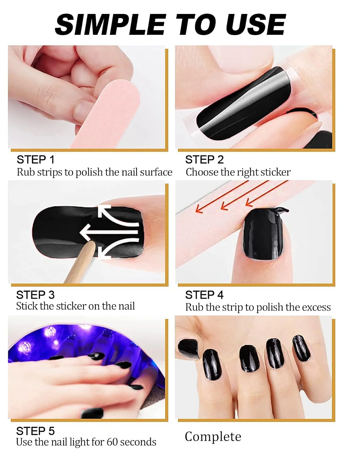 Urban™ UV Sticker Nails - Image 3