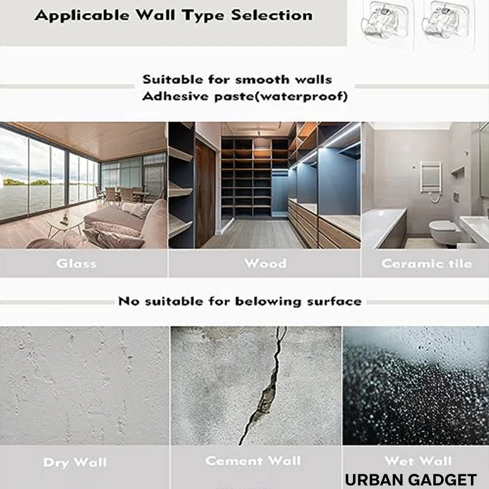 Urban™ Adhesive Hooks (Buy 2 Get 3 Free) - Image 2