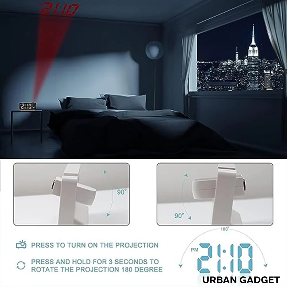Urban™ BeamWake Clock - Image 3