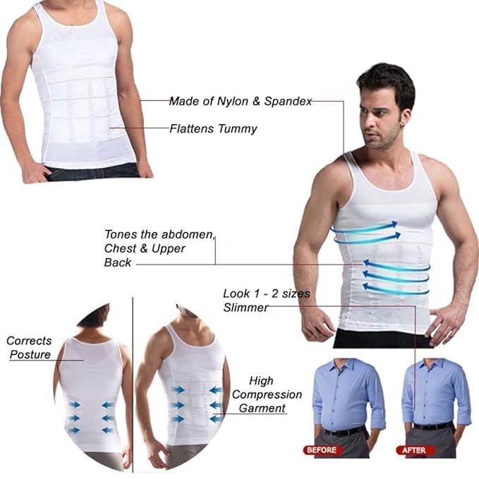 FitCore™ Men's Slimming Compression Shapewear – Define Your Best Shape! 💪 - Image 2